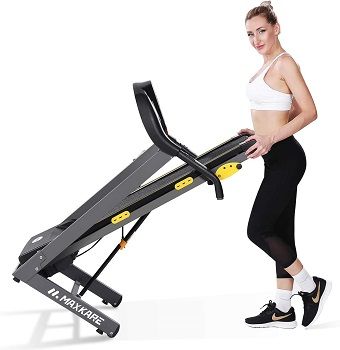 MaxKare Folding Treadmill Electric Motorized Running Machine review