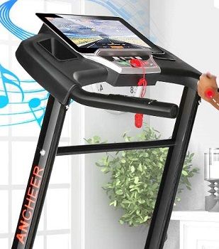 ANCHEER Folding Electric Motorized Treadmill review